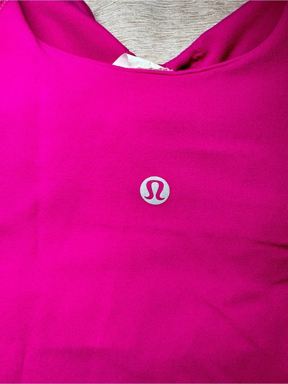 Lululemon Align Tank Top Wild Berry Magenta Pink 12 Nulu Built In Bra Crop Gym